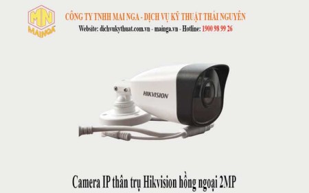 Camera IP thân trụ Hikvision
